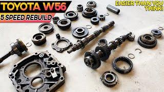 How To Rebuild a Toyota W56 Manual Transmission (22RE) - Complete Disassembly & Teardown