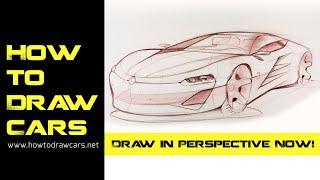 Car Design Drawings - Secrets of Drawing a Car in Perspective