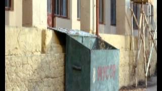 Правосудие Волков. Прыжок в контейнер. Parkour. Precision jump into garbage box