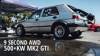 Bragging Rights '23 | AWD Mk2 in car footage | Brake & suspension changes on Leah the 1.8T Mk2 - POV