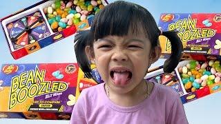 Eating Bean Boozled Game so funny  AnAn ToysReview TV 