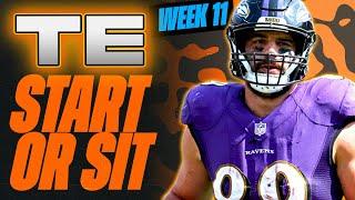  WEEK 11 TE MUST Start/Sit Analysis!  | 2024 Fantasy Football Advice