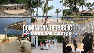 DOMINICAN REPUBLIC PT 1 | TRAVEL VLOG 2024 (CASA DE CAMPO WEDDING)