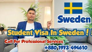 Student visa in Sweden from Bangladesh || Study in sweden || Study world bd.