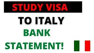 How Much Money do you need in The Account for You To Get Study Visa To Italy