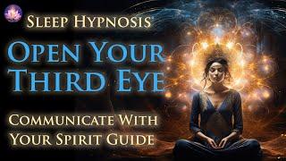 Communicate With Your Spirit GuideThird Eye Activation Sleep Meditation (Subliminal, Rain, Music)