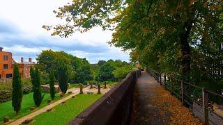 Chester City Walls Walk, English Countryside 4K