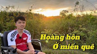 Cảnh quê khi trời về chiều thật bình yên #tranthanh93vlogs