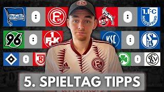 ENDLICH WIEDER 2. BUNDESLIGA ️ | MEINE TIPPS ZUM 5. SPIELTAG DER 2. BUNDESLIGA 