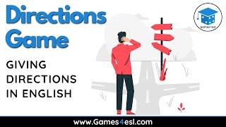 Directions Game | Giving Directions In English