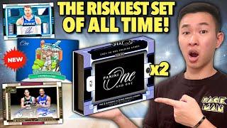 THIS IS THE CRAZIEST SET EVER!  2023-24 Panini One and One Basketball Hobby Box Review x2