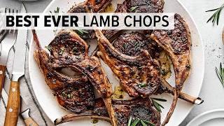BEST LAMB CHOPS with Garlic Rosemary Flavor (So Easy!)