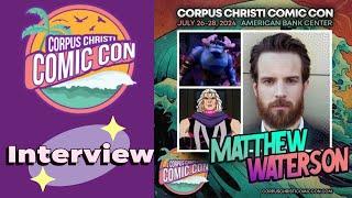 Matthew Waterson 5 Question Interview [Corpus Christi Comic Con 2024] #VoiceActor #Fallout #XMen97