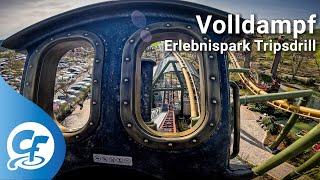 Volldampf front seat on-ride 5K POV @60fps Erlebnispark Tripsdrill