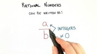 Rational Numbers - College Algebra