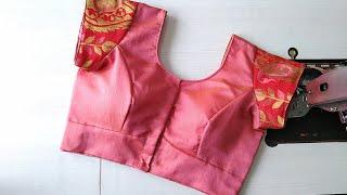 Three piece princess cut blouse | Belt princess cut blouse cutting & stitching