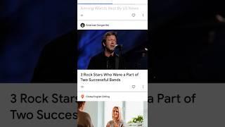 Rock star who were a part of two successful Bands