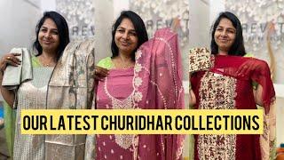 OUR LATEST CHURIDHAR COLLECTIONS|REVATHY WEDDING COLLECTIONS MUVATTUPUZHA |8086575564|