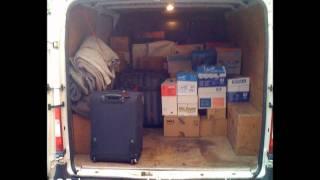 Short transit van load