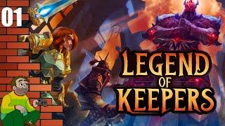 Let's Play - Legend of Keepers: Career of a Dungeon Master - Protect Your Loot From Filthy Heros!