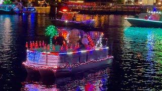 SW Cape Coral Christmas Boat Parade 2024 + Drone Footage