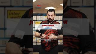 Jonny explains his special throwing technique #pdceurope #darts #jonnyclayton