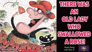 THERE WAS AN OLD LADY WHO SWALLOWED A ROSE! | A Valentine’s Day Read Aloud Picture Book | Storytime