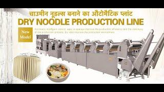 Automatic Stick Noodles-Chowmein Noodle Making Plant | चाउमीन नूडल्स बनाने का औटोमैटिक प्लांट मशीन