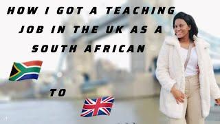 How I got a Teaching job in the UK as a South African!