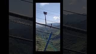 These’re the great engineers who’re building the world's highest bridge #huajiang  #canyon #bridge