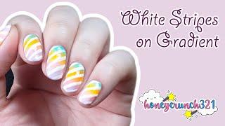 White Stripes on Gradient | honeycrunch321