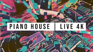 Piano House Music Only | Red Slug Music 4K Live Stream