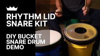 Make Your Own Snare Drum with a Bucket: Rhythm Lid Snare Kit - Product Demo | Remo