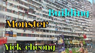 Hong Kong Monster Building (4k)Yick cheong Building || Hongkong Walking Tour