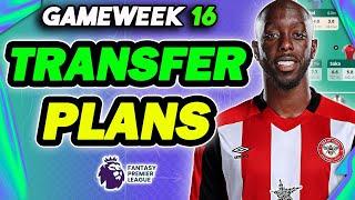 MY FPL GAMEWEEK 16 TRANSFER PLANS | 2 FREE TRANSFERS! | Fantasy Premier League 2024/25