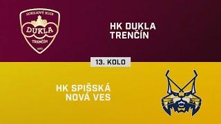 13. kolo: HK Dukla Trenčín – HK Spišská Nová Ves 2:4 (HIGHLIGHTY)