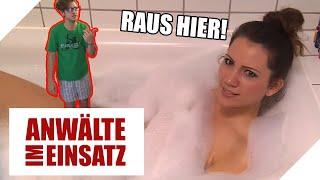 In der BADEWANNE: Amelie wird von unangenehmem Untermieter bedrängt | 1/2 | Anwälte im Einsatz SAT.1