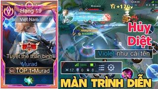 TOP.1 Murad Comeback Leo Cục Vàng Murad Với Màn Hủy Diệt Team Bạn - Liên Quân Mobile