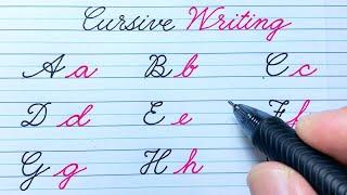 Cursive Writing a to z | Cursive abcd | Cursive Handwriting | Cursive Writing abcd | Capital & Small