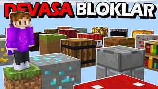 Minecraft ama DEVASA BLOKLAR VAR!