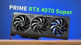 【Huan】 華碩首次推出PRIME系列顯卡: ASUS PRIME RTX 4070 Super實測