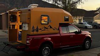 I built this truck camper in my garage - The Full Tour!  #diytruckcamper