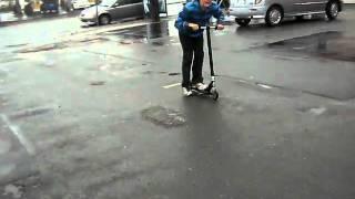 quad backflip on scooter at Xgames