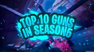 Top 10 Best Guns in COD Mobile Season 5! Best Gunsmith + Loadout