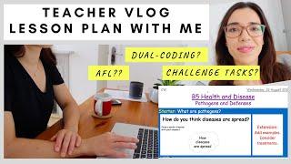 Teacher VLOG: Lesson plan with me | UK Science Teacher |