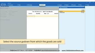 Godown Management - TallyPrime Walkthrough