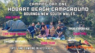 CAMPING  DAY ONE AT HOBART BEACH CAMP GROUND,NSW,AUSTRALIA,2024.