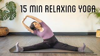 15min Relaxing yoga for a healthy spine | seated slow flow