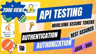 API Testing Automation | Access tokens | Authorization | Security | Rest Assured | Java -BDD