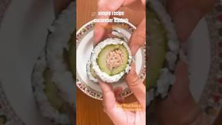 초간단오이김밥 만들기 feat. simple recipe cucmber kimbab feat. Royal Doulton Fireglow plate | 미묘한피크닉